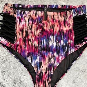 Torrid Colorful Swim bottom size 2X